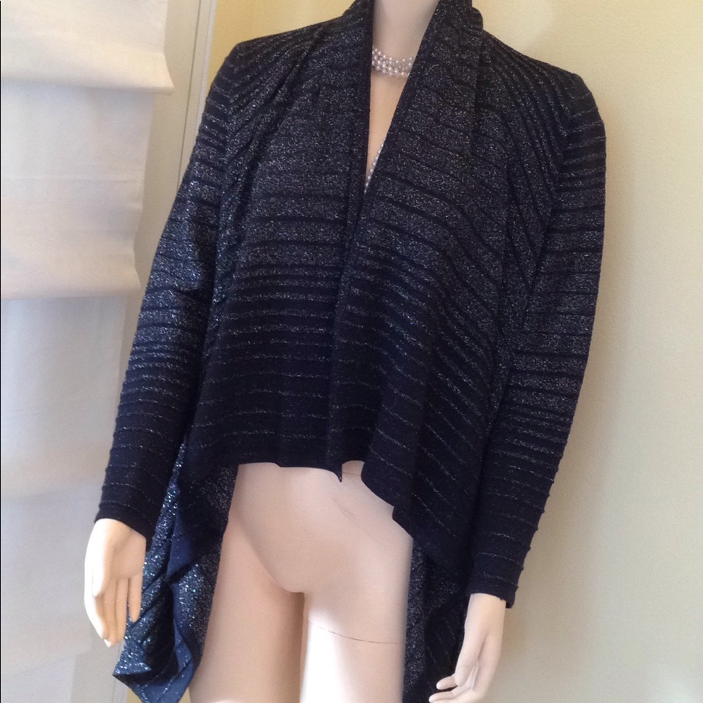 ST JOHN SPORT STUNNING WATERFALL SWEATER
